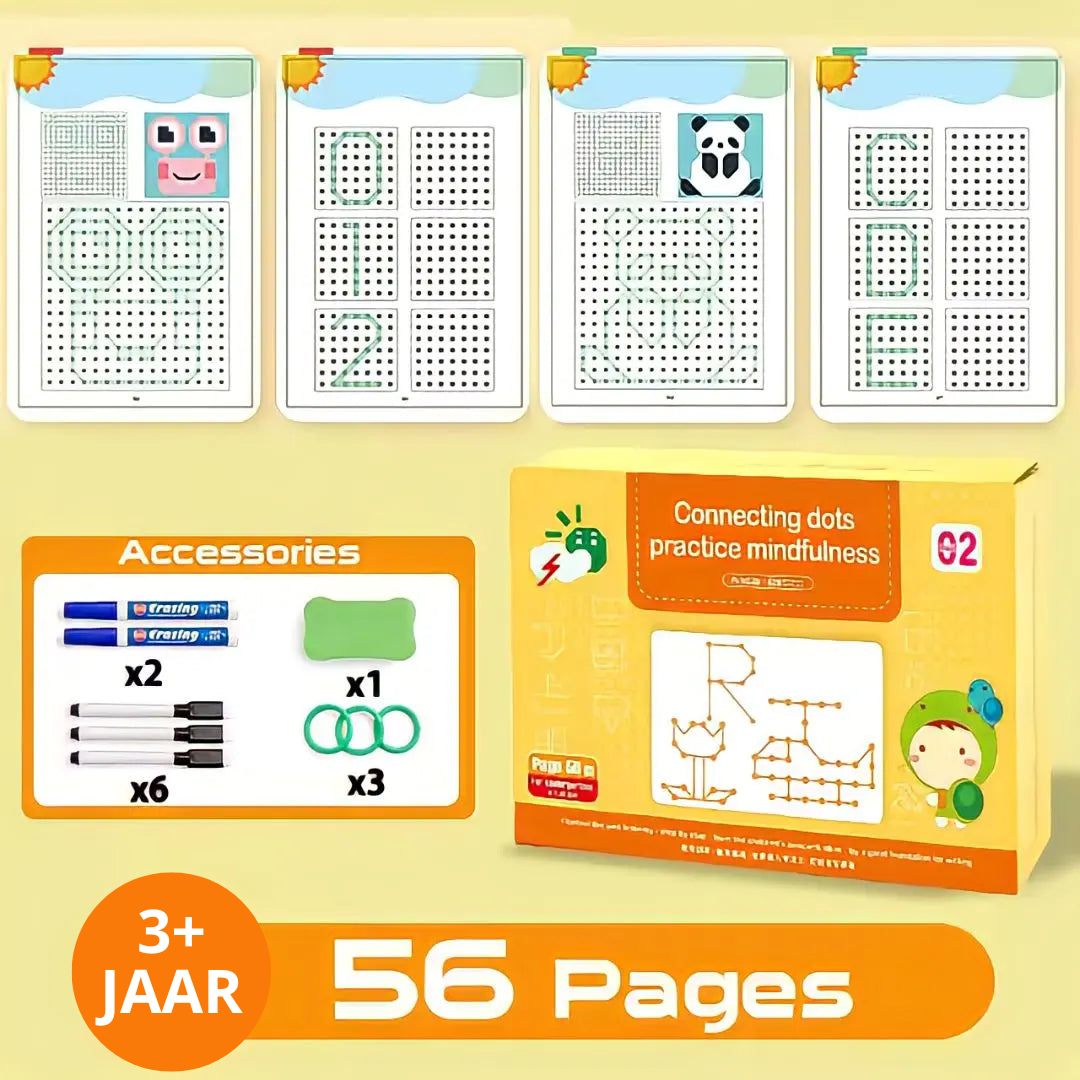 KiddoLearn™ - Hergebruikbaar schrijfboek
