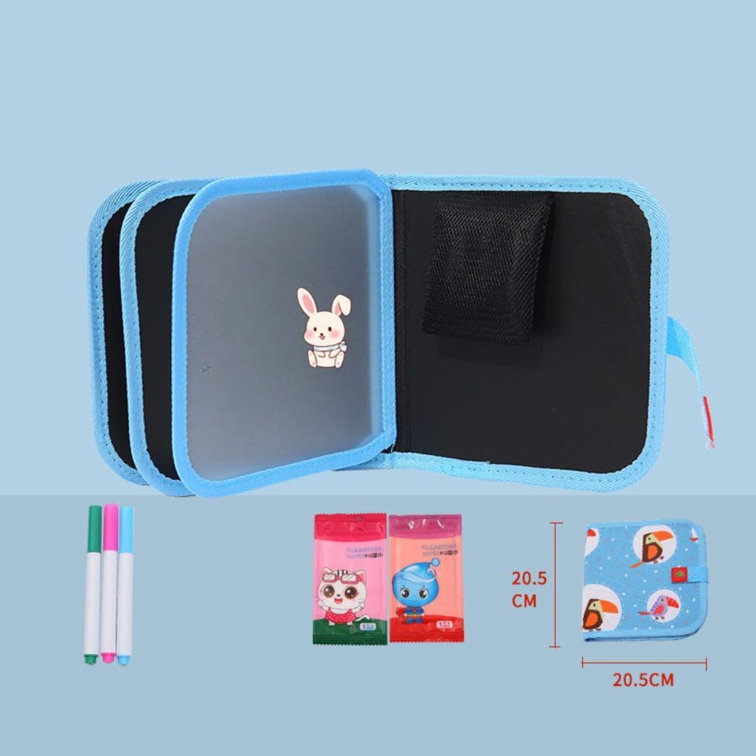 DoodleBook™ – Herbruikbaar Kleurenplezier voor Kinderen – Creatief Kleurboek
