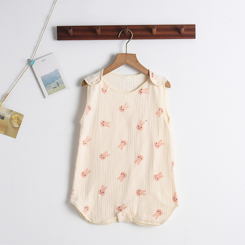 SleepBloom™ – Luchtige Musselin Zomerslaapzak – Baby Slaapcomfort Set