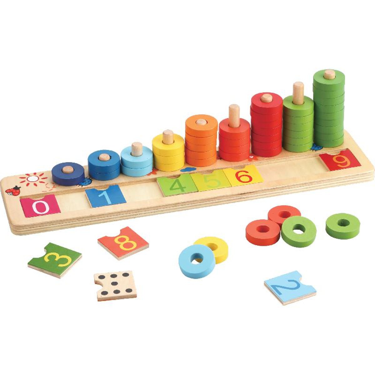 CountJoy™ – Houten rekenplezier - Hout Educatief Speelgoed