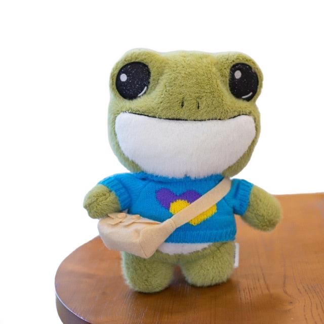 HoppyHug™ – Schattige Kikkerknuffel met Tas – Zachte Pluche Vriend