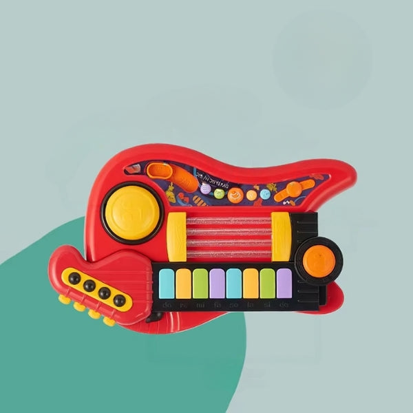 StrumStar™ – Interactieve Gitaar & Piano – Muzikaal Speelplezier voor Peuters