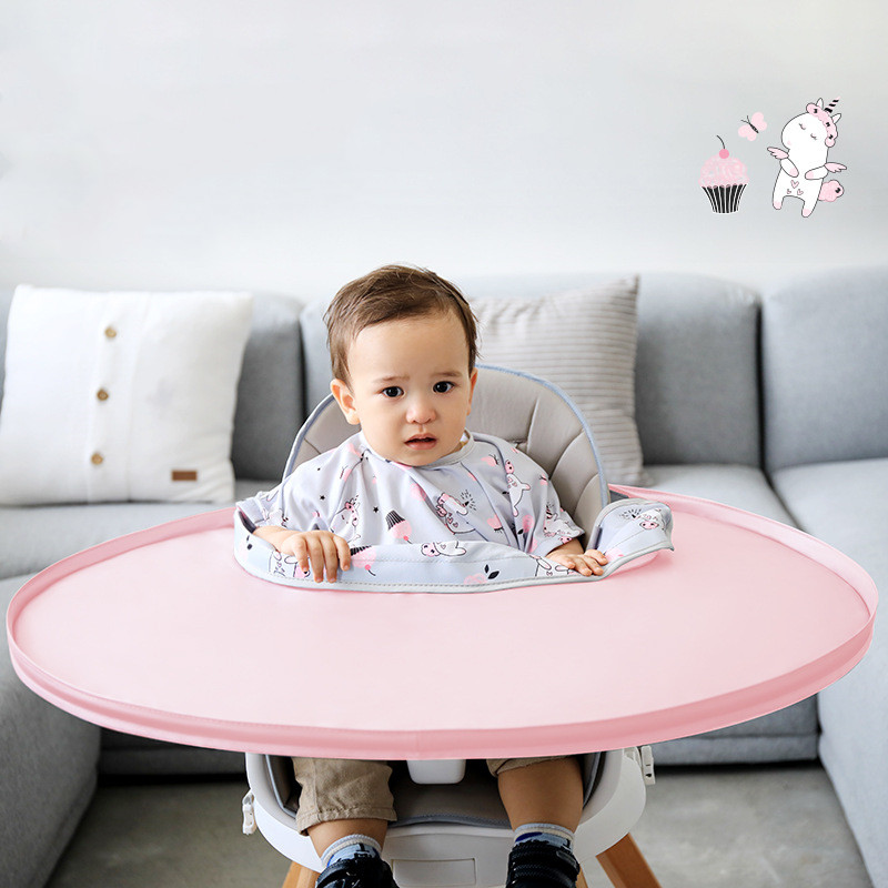 MealGuard™ – Waterdicht Baby Slabbetje met Placemat – Complete Eetstoel Bescherming