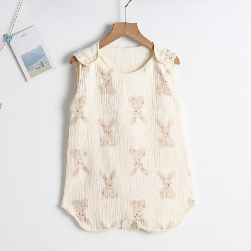 SleepBloom™ – Luchtige Musselin Zomerslaapzak – Baby Slaapcomfort Set