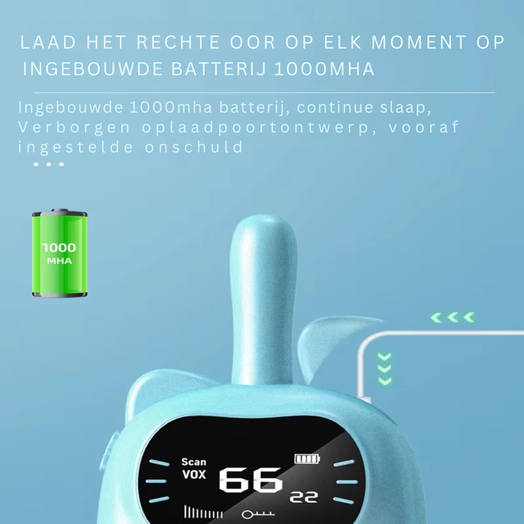 EchoBuddies™ – Oplaadbare Walkie-Talkies voor Kinderen – Avontuurlijk Communicatiespeelgoed