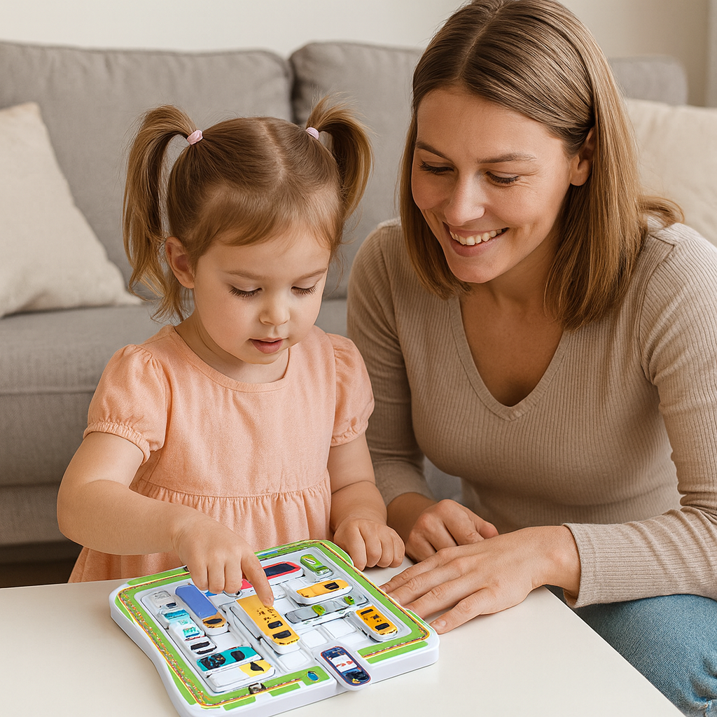 BrainDrive™ – Denk & Schuif Auto Puzzel - Auto Spel