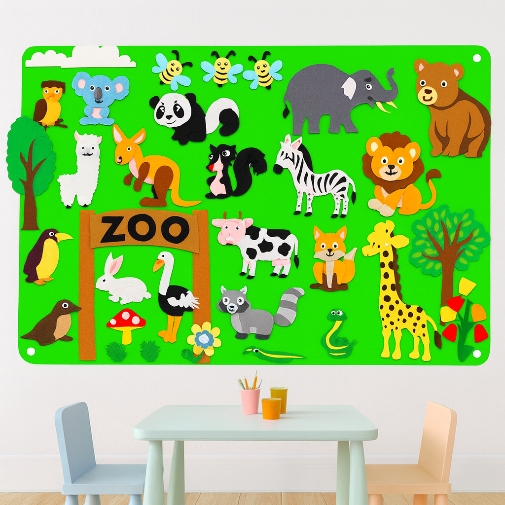 Animal Adventure Board™ - Eindeloos Ontdekken en Spelen!