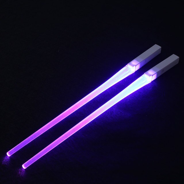 GlowBite™ – Oplaadbare LED Eetstokjes – Lichtgevend Eetplezier