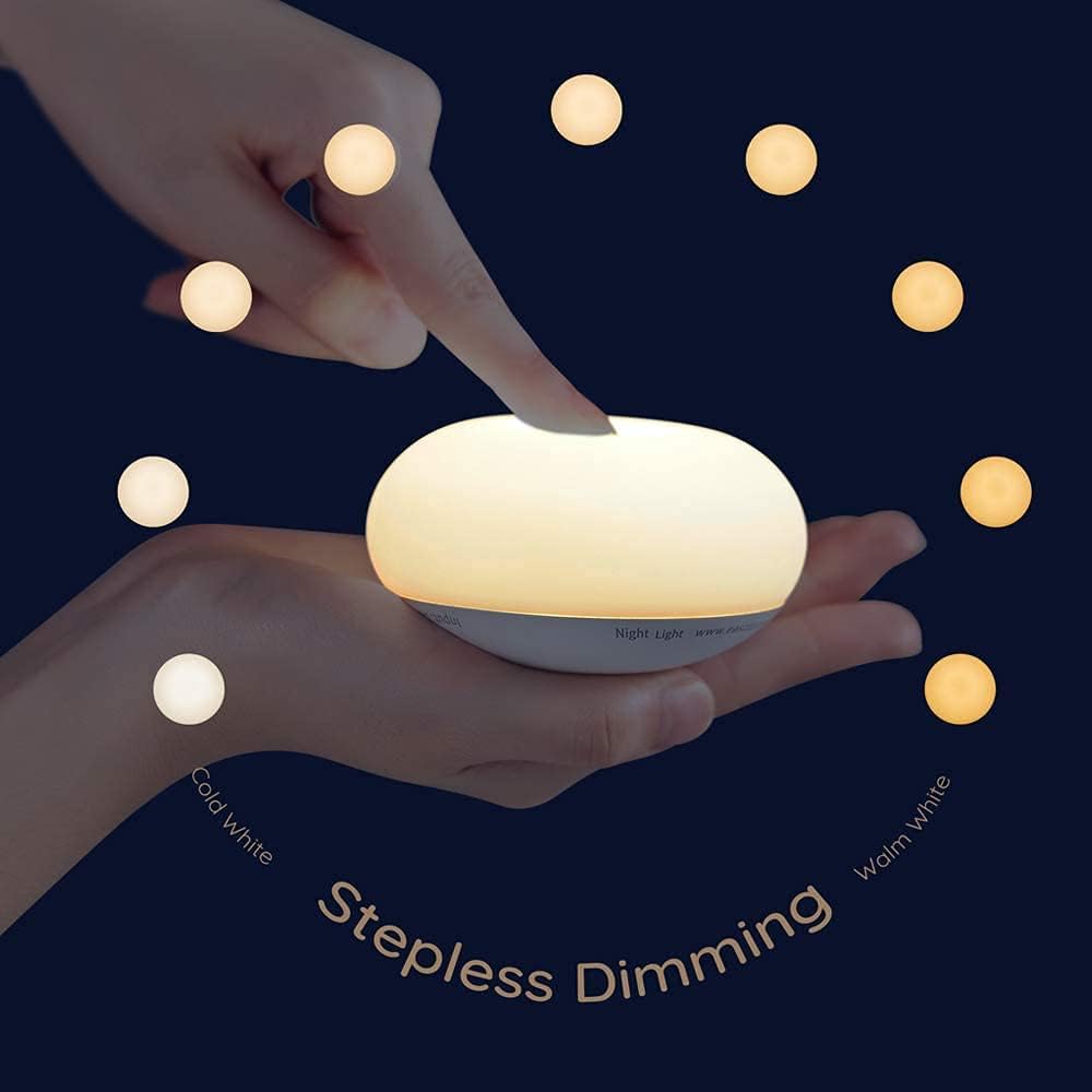 GlowNest™ – Zacht Dimbaar Nachtlampje – Veilige Nachtverlichting voor Borstvoeding