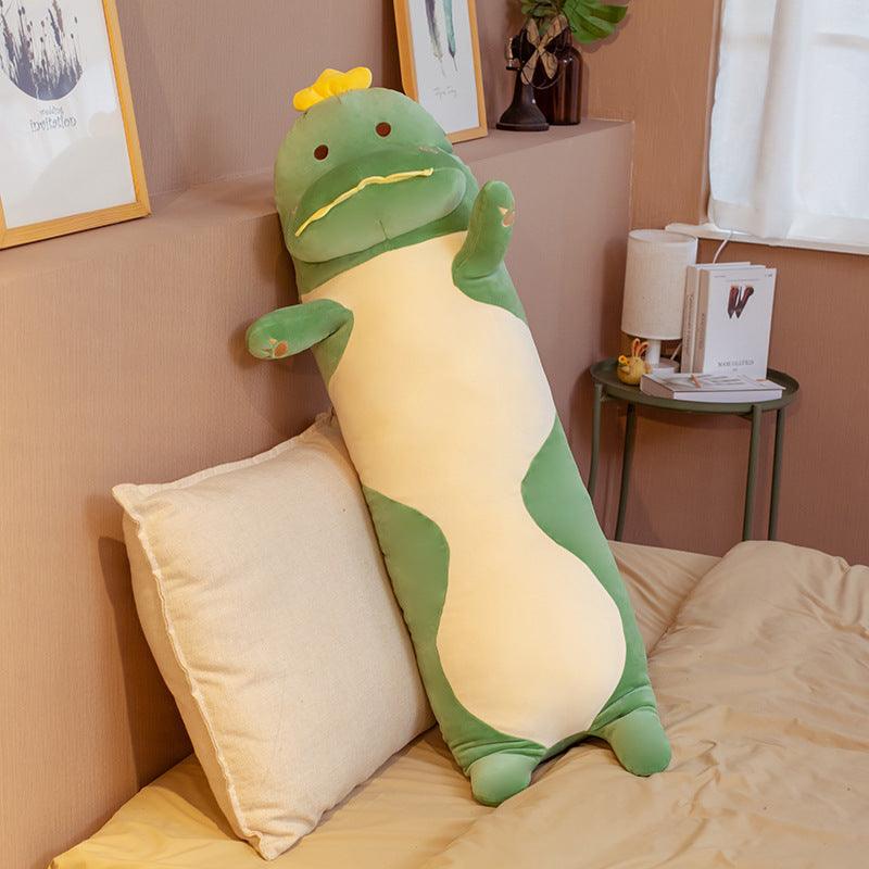 SnugBuddy™ – Langwerpig Kussen met Cartoonprint – Zachte Knuffelsteun