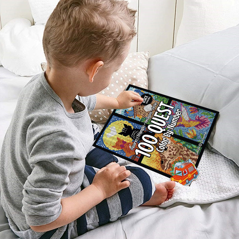 100 QUEST™ - Mozaïek Meesterwerken Kleurenset