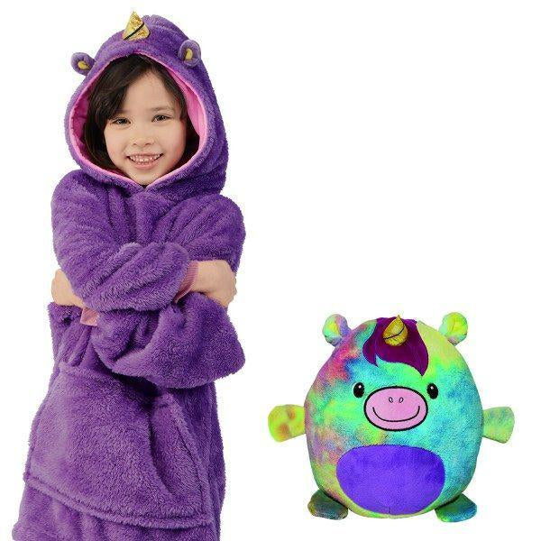 CuddleHood™ – Knuffelige Hoodie met Capuchon – Warme Multifunctionele Kindertrui
