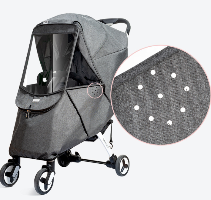 WeatherGuard™ – Universele Kinderwagen Regencover – Wind- en Weerbestendige Bescherming