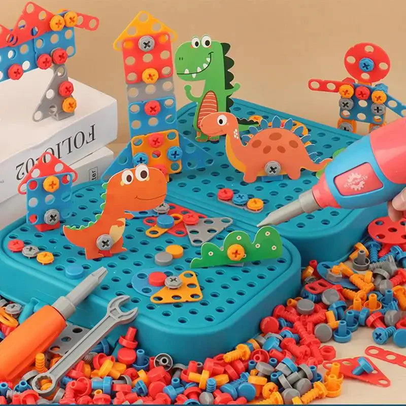 BricoKids™: Draagbare Knutselkoffer voor Kinderen - Montessori Speelgoed