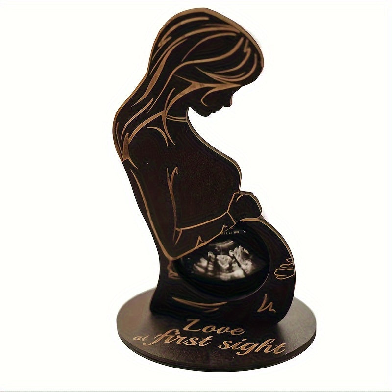 EchoLove™ – Baby echo fotolijst – Houten herinneringslijst