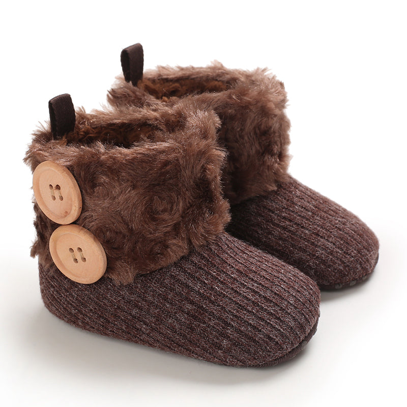 SnugPaws™ – Warme Winterschoenen met Antislip Zool – Baby Schoenen