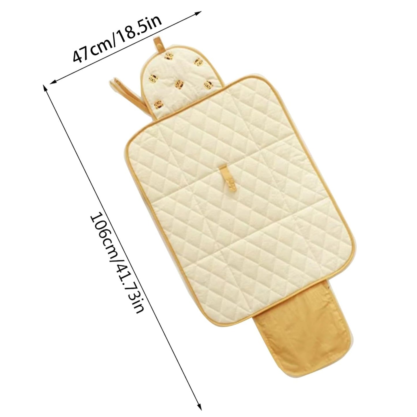 BearFold™ – Opvouwbare Baby Verschoonmat – Praktische Berenmotief Onderlegger