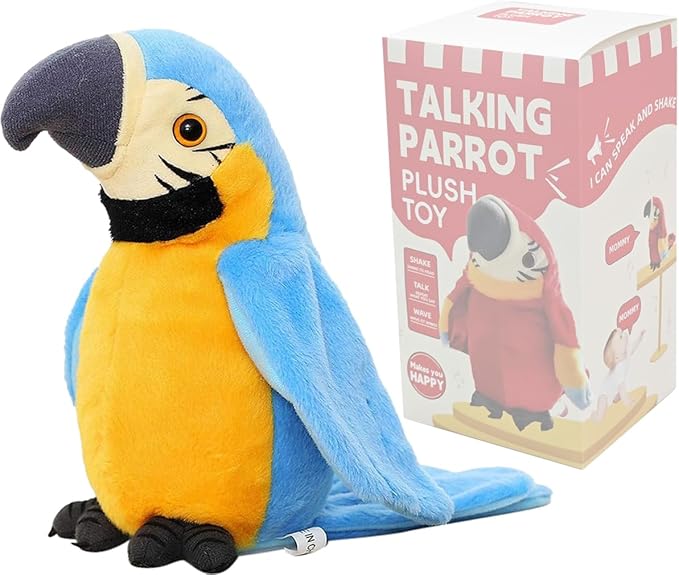 ChatParrot™ – Jouw kletsgrage knuffelmaatje - Pratende papegaai