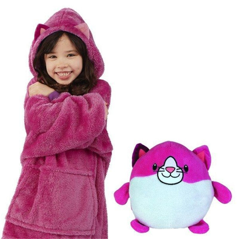 CuddleHood™ – Knuffelige Hoodie met Capuchon – Warme Multifunctionele Kindertrui