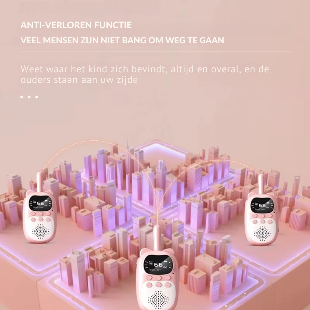 EchoBuddies™ – Oplaadbare Walkie-Talkies voor Kinderen – Avontuurlijk Communicatiespeelgoed
