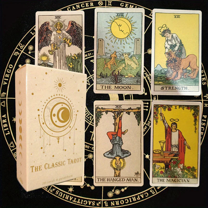 OraclePath™ – Traditionele Tarot Kaartenset – Mystieke 78-Delige Deck