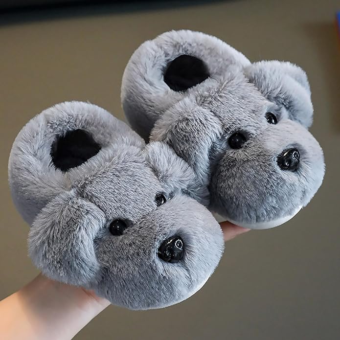 PuppySnug™ – Warme Pantoffels met Antislipzool – Kinder Winter Slofjes