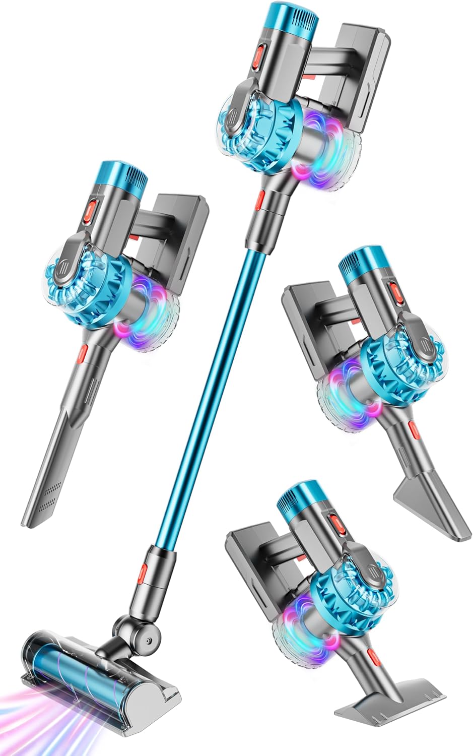 CleanWhizz™ – Realistische Speelgoedstofzuiger met Licht & Geluid – 4-in-1 Schoonmaakplezier