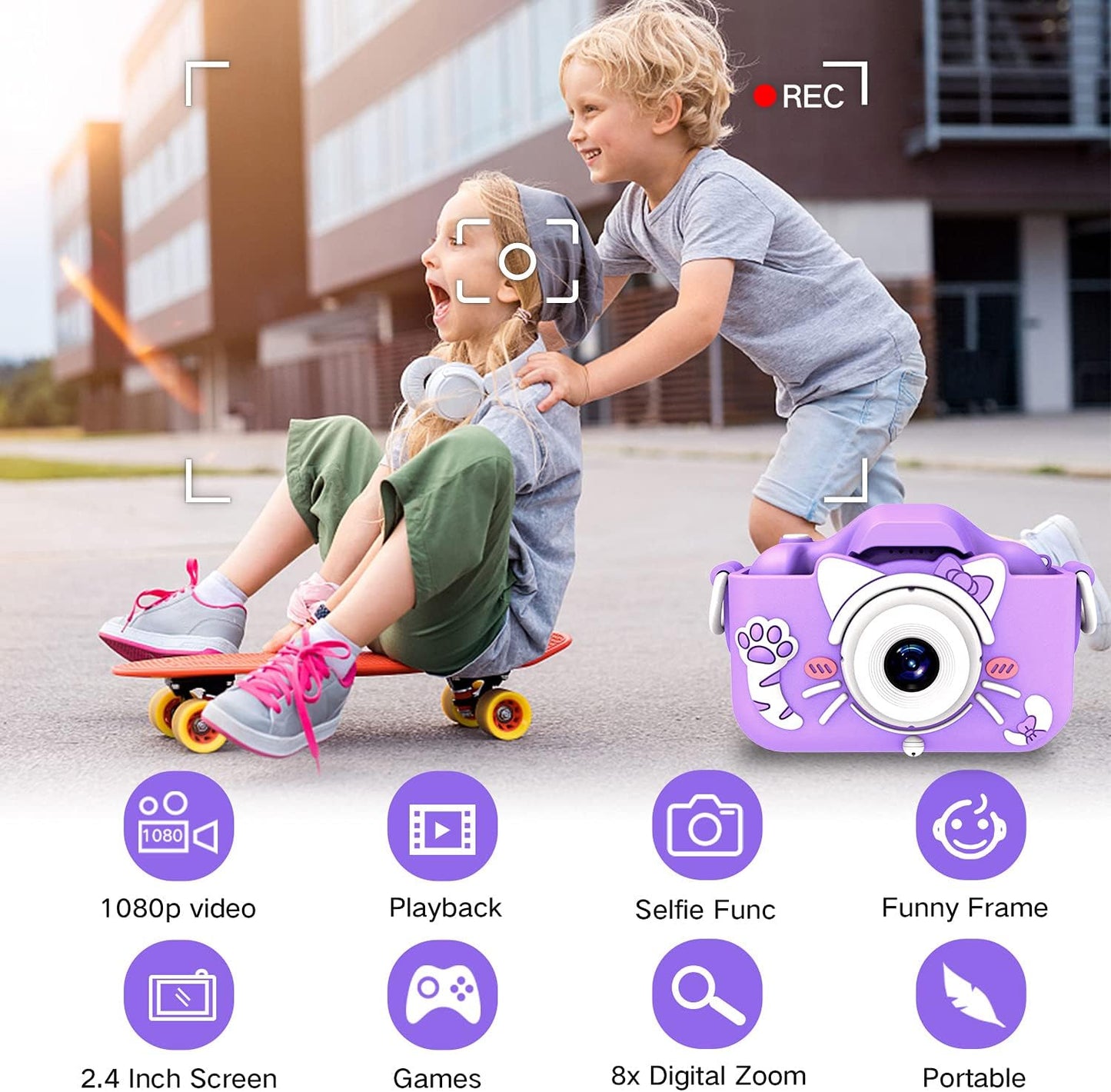 SnapPals™ – Digitale Camera met Video & Effecten – Speelgoedcamera voor Kinderen