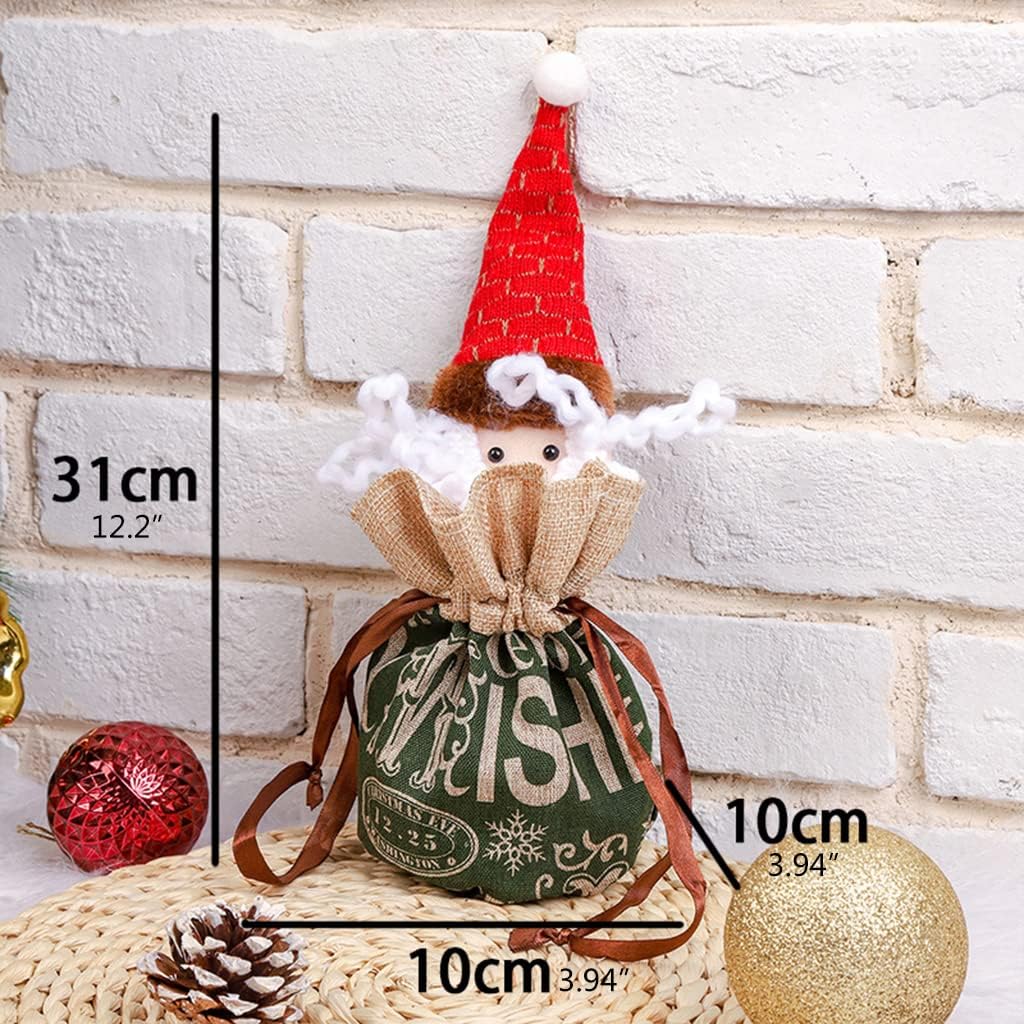 FestiveSacks™ – Luxe Herbruikbare Cadeauzakjes – Kerst Geschenk Tasje