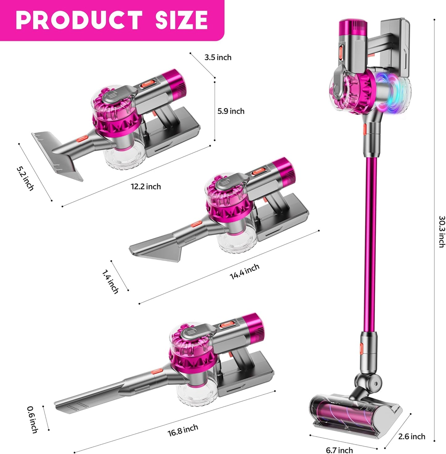 CleanWhizz™ – Realistische Speelgoedstofzuiger met Licht & Geluid – 4-in-1 Schoonmaakplezier