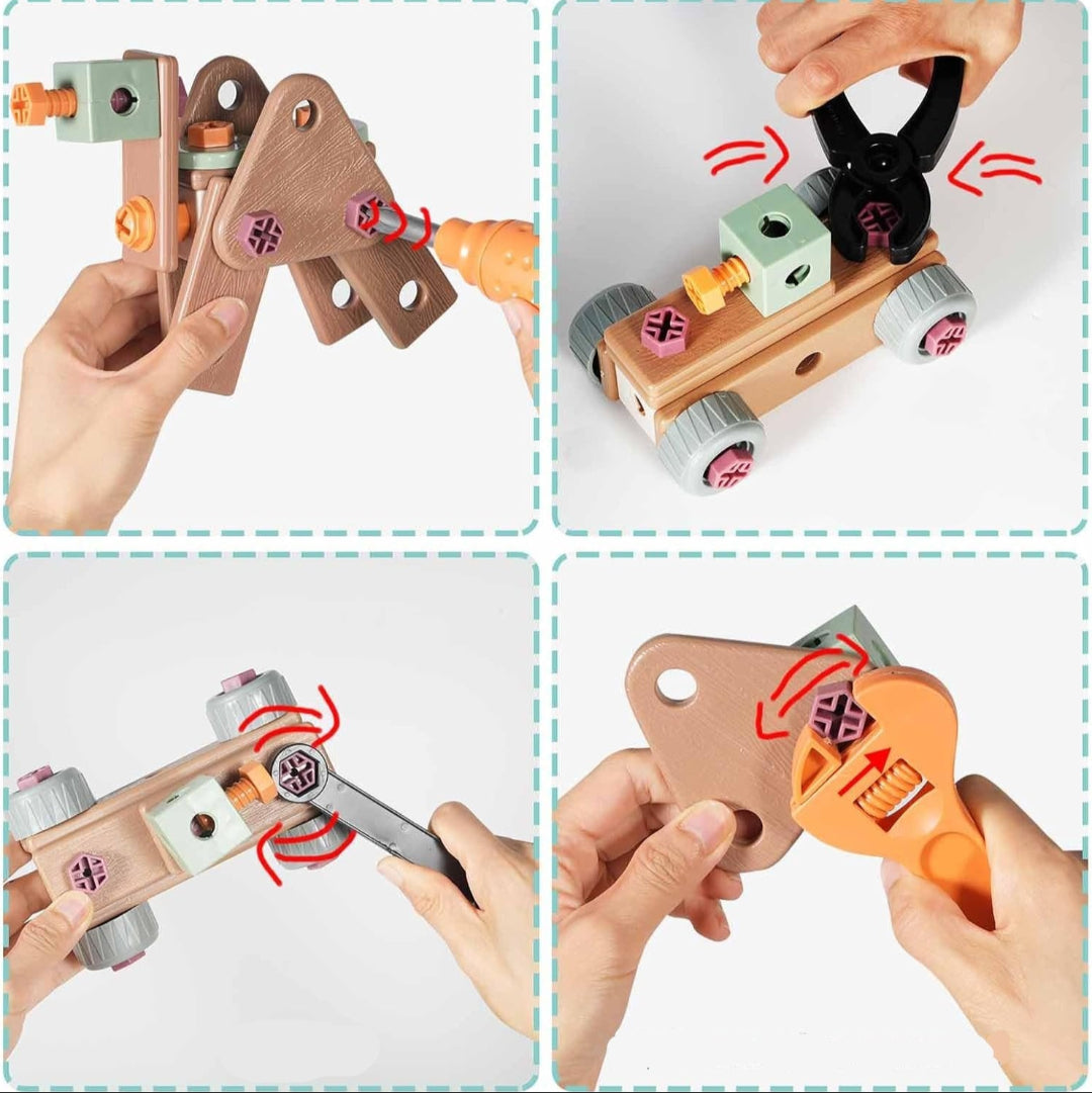 BuildBuddy™ – Gereedschapsset voor Kinderen – Educatief Doe-Het-Zelf Speelgoed
