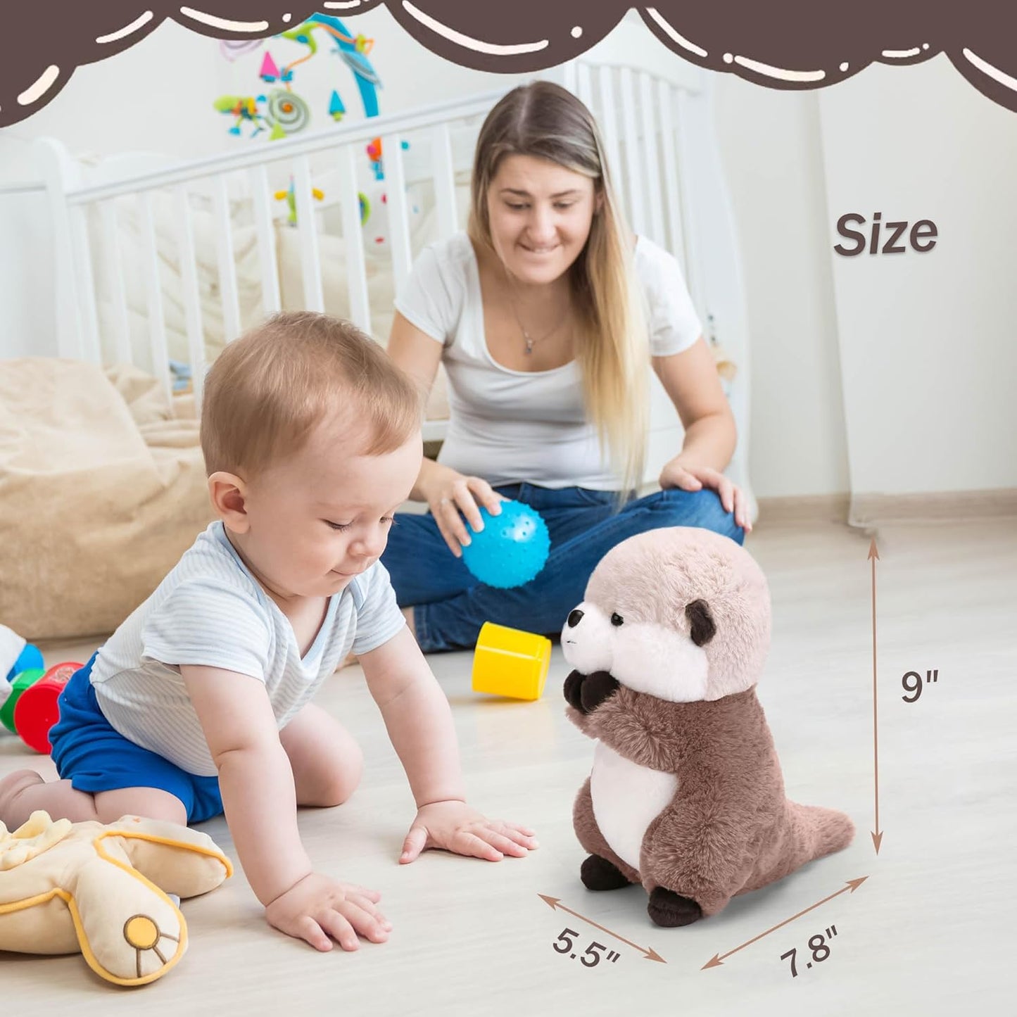 OtterSnug™ – Zachte Pluche Otter Knuffel – Knuffeldier voor Kinderen & Volwassenen