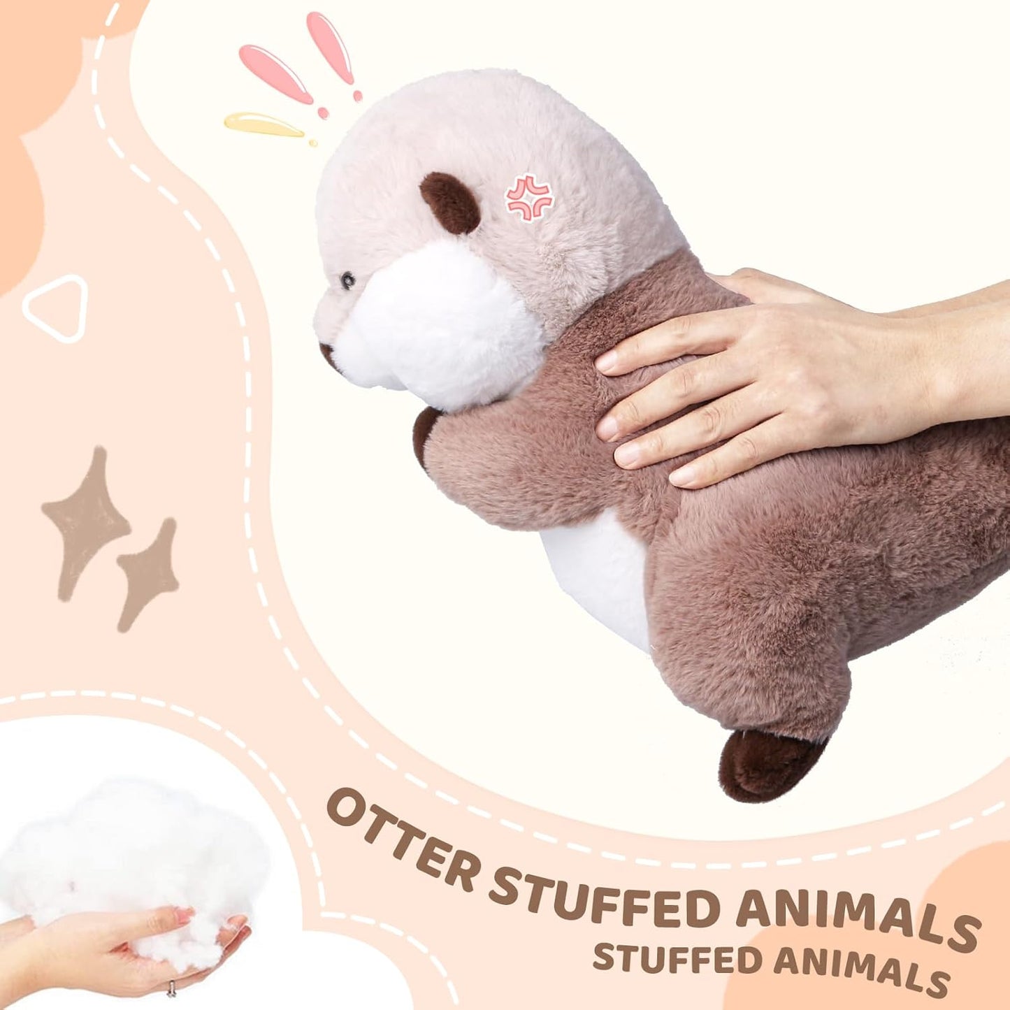 OtterSnug™ – Zachte Pluche Otter Knuffel – Knuffeldier voor Kinderen & Volwassenen