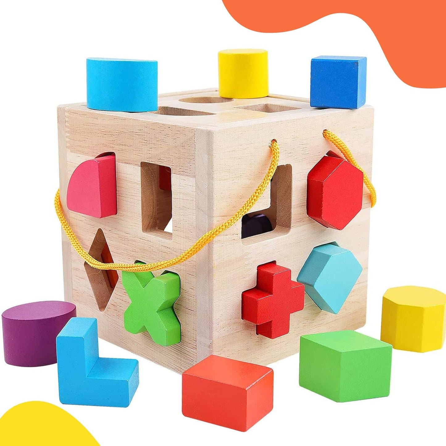 4Ever Wood ShapeBuddy™ – Hout vormenspel voor peuters