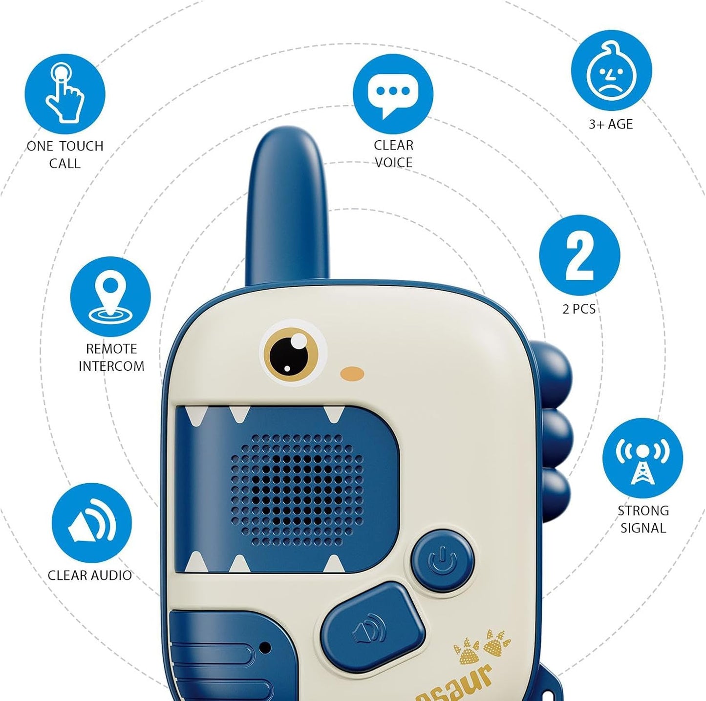 RaptorTalk™ – Dino Walkie-Talkies voor Kinderen – Avontuurlijke Communicatie