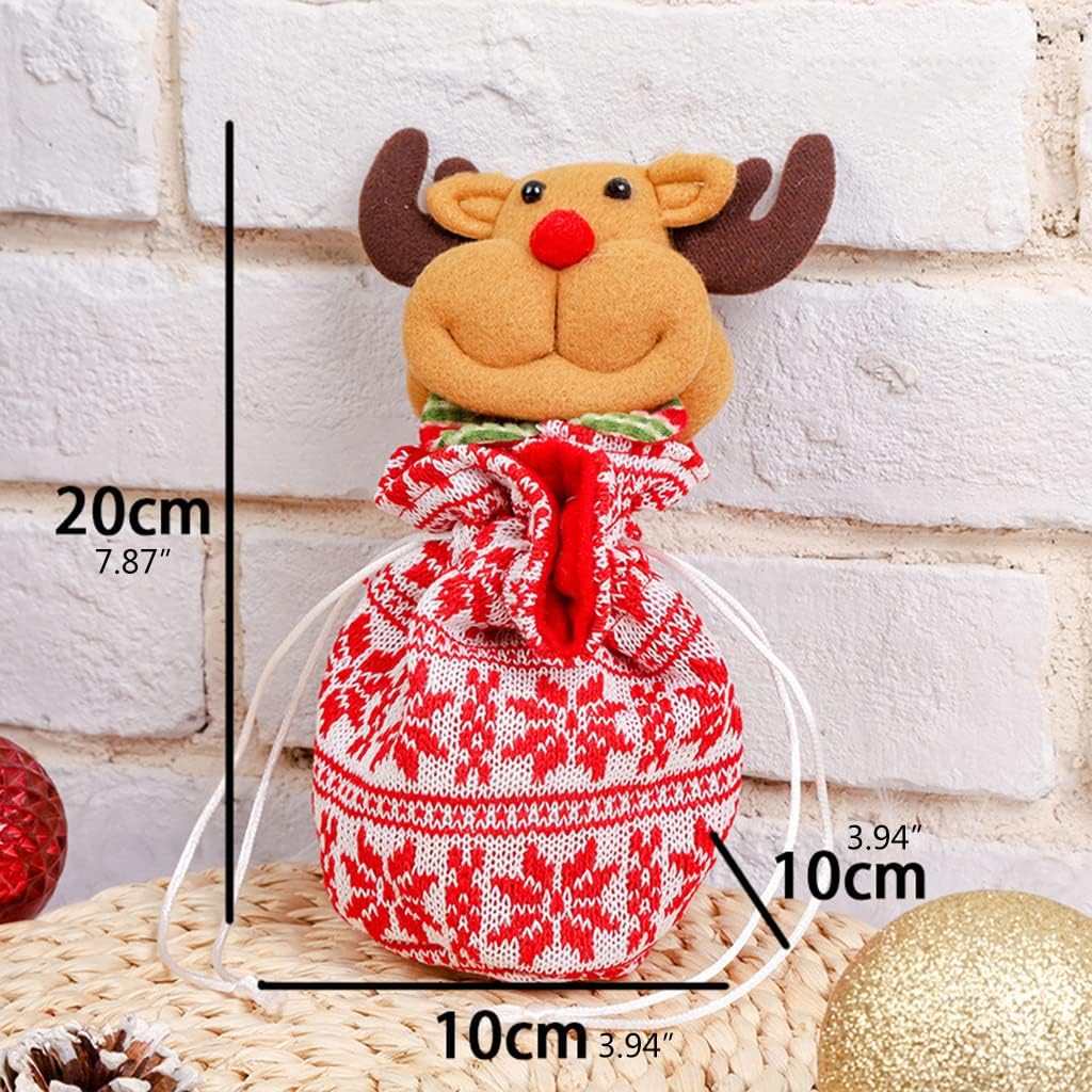 FestiveSacks™ – Luxe Herbruikbare Cadeauzakjes – Kerst Geschenk Tasje