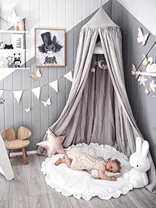 DreamVeil™ – Vintage Baby Hemel – Magische Canopy voor Kinderkamer