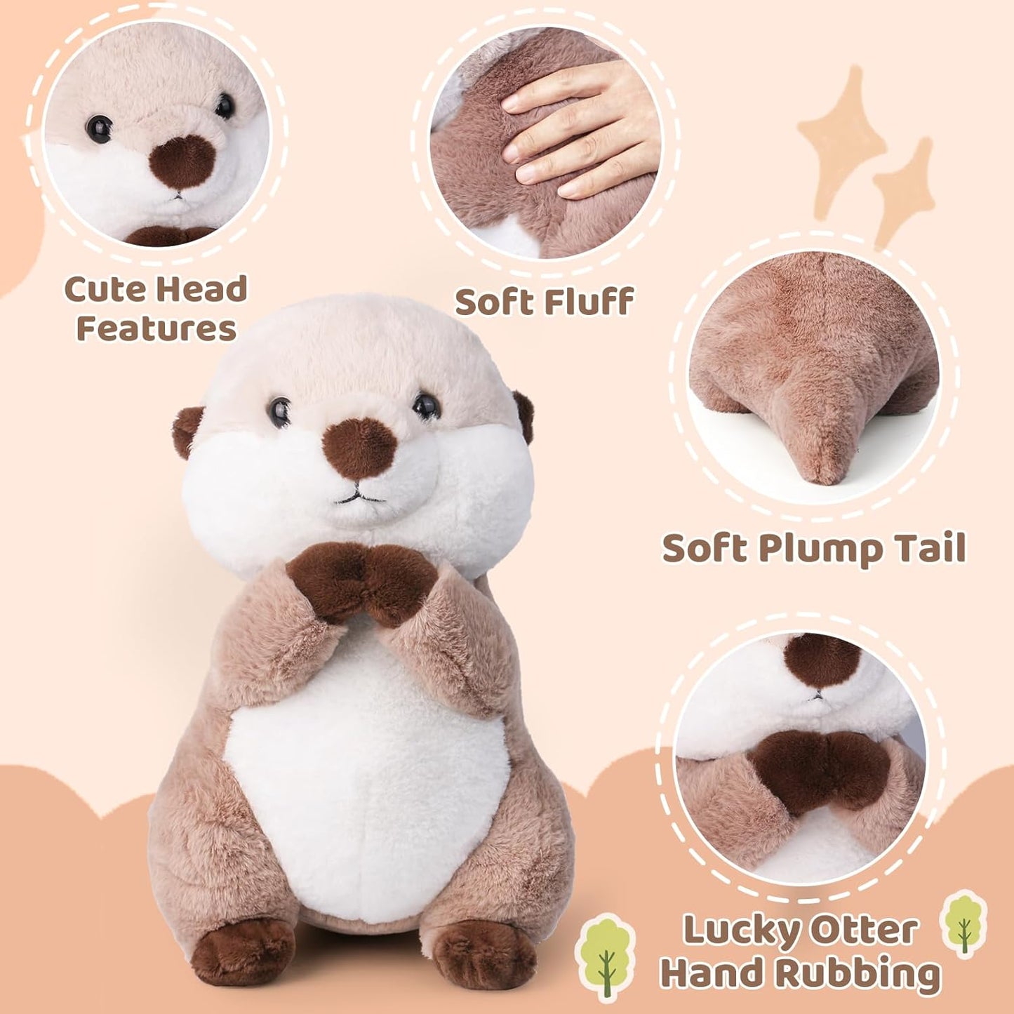 OtterSnug™ – Zachte Pluche Otter Knuffel – Knuffeldier voor Kinderen & Volwassenen