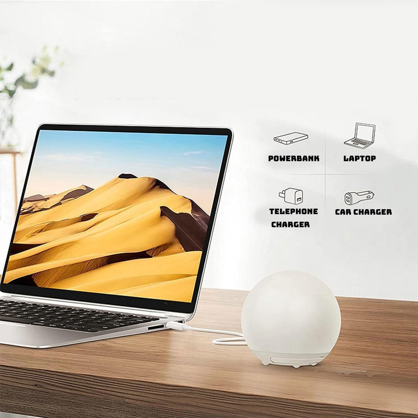 GlowNest™ – Zacht Dimbaar Nachtlampje – Veilige Nachtverlichting voor Borstvoeding