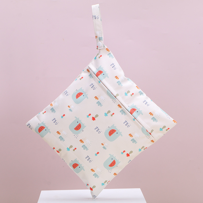 DryZip™ – Waterdichte Windeltas met Rits – Praktische Stroller Wetbag