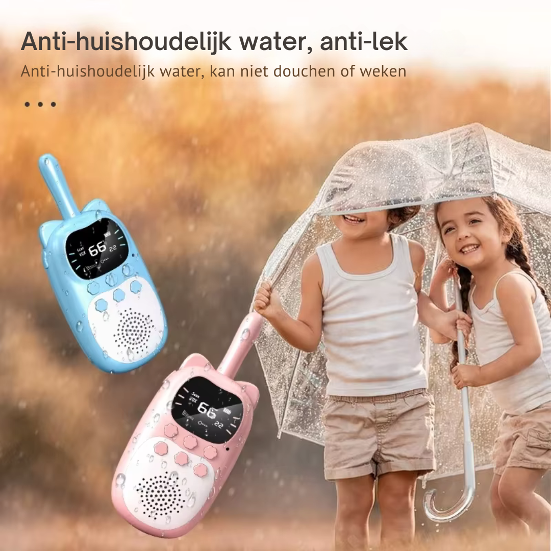 EchoBuddies™ – Oplaadbare Walkie-Talkies voor Kinderen – Avontuurlijk Communicatiespeelgoed