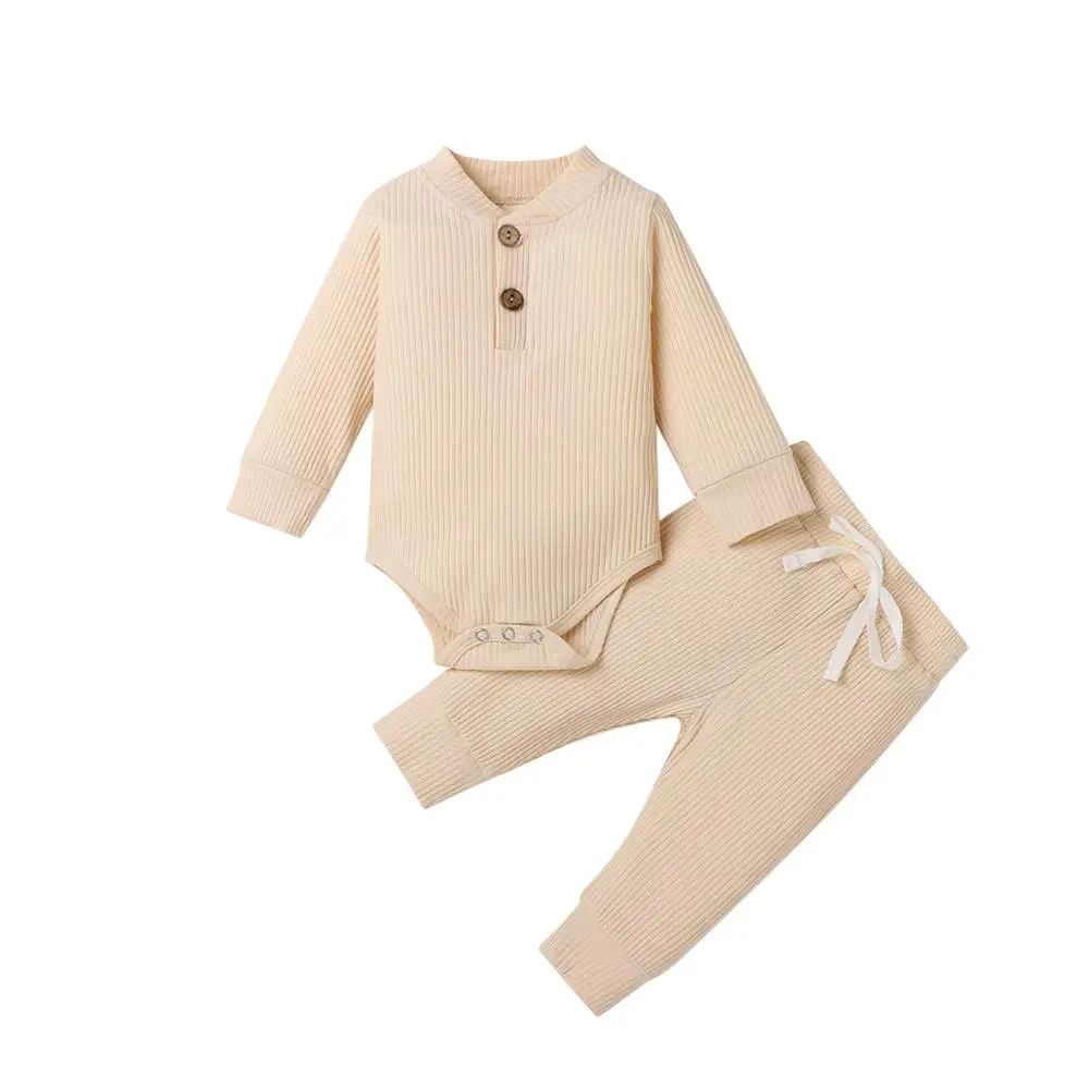 CuddleNest™ – Comfortabel Baby Kledingset – Warme Twee-Delige Outfit