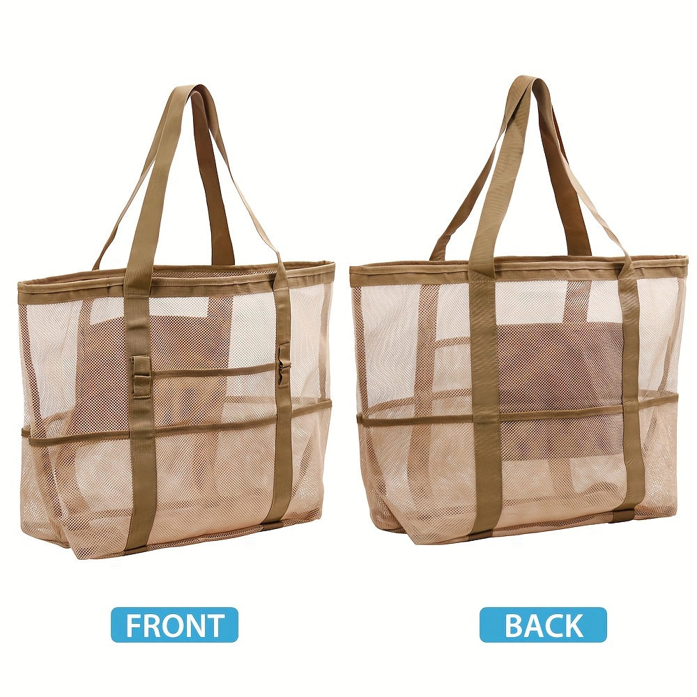 BeachNest™ – Extra Ruime Outdoor Strandtas – Lichtgewicht Vakverdeling Tas