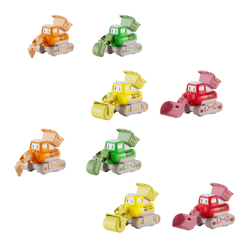 BuildRacers™ – Push & Go Bouwvoertuigen – Educatief Speelgoed voor Peuters