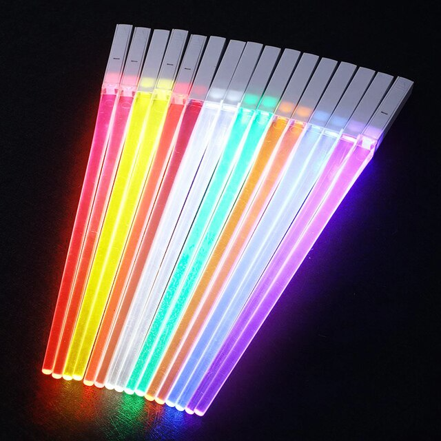 GlowBite™ – Oplaadbare LED Eetstokjes – Lichtgevend Eetplezier