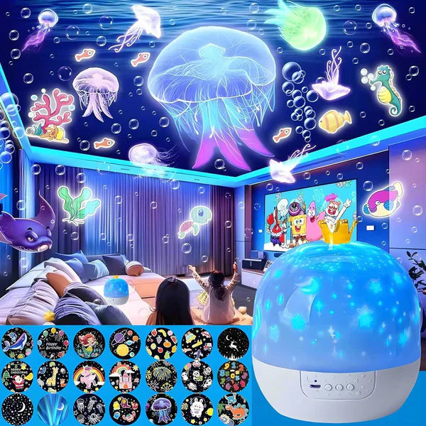 DreamBeam™ – Rustgevende Nachtlamp met Projectie – Kinder Slaap Licht