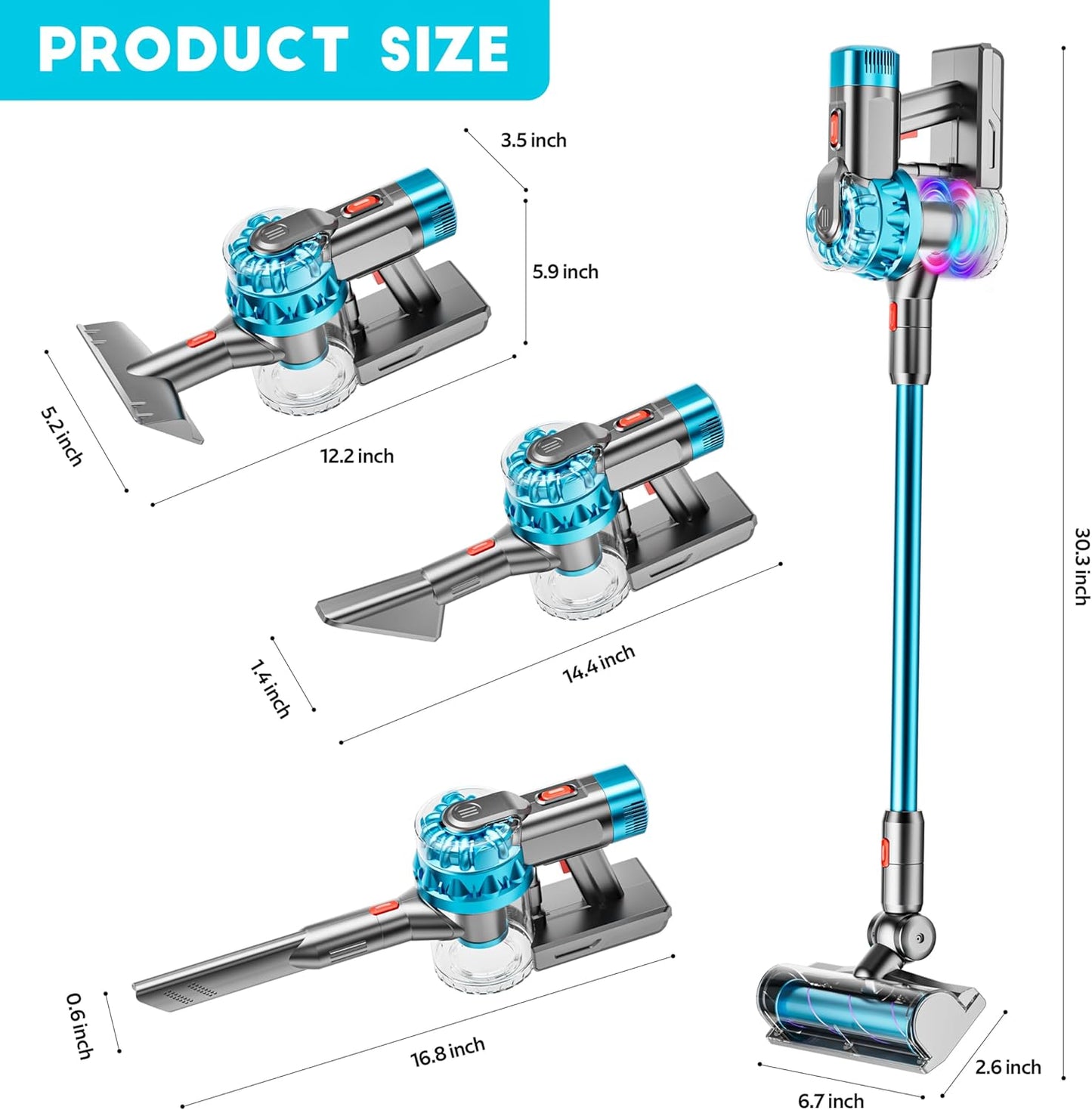 CleanWhizz™ – Realistische Speelgoedstofzuiger met Licht & Geluid – 4-in-1 Schoonmaakplezier