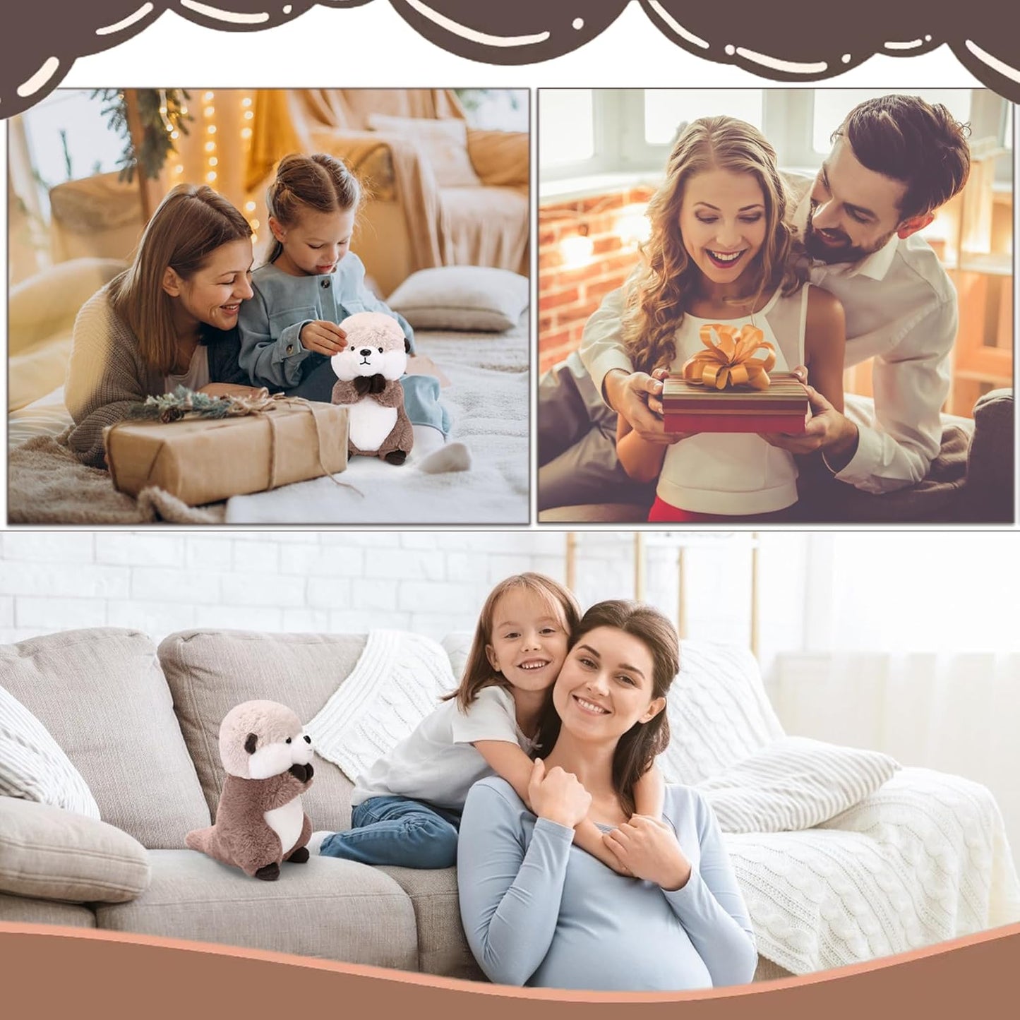 OtterSnug™ – Zachte Pluche Otter Knuffel – Knuffeldier voor Kinderen & Volwassenen