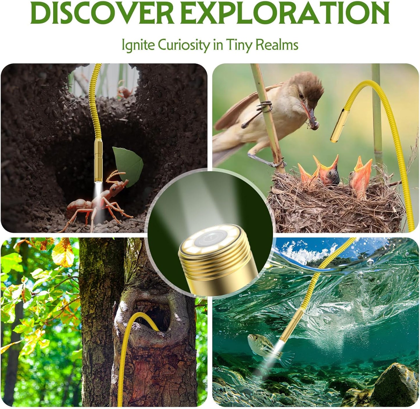 WonderScope™ – Educatieve Endoscoop met Licht – Ontdek & Leer Samen