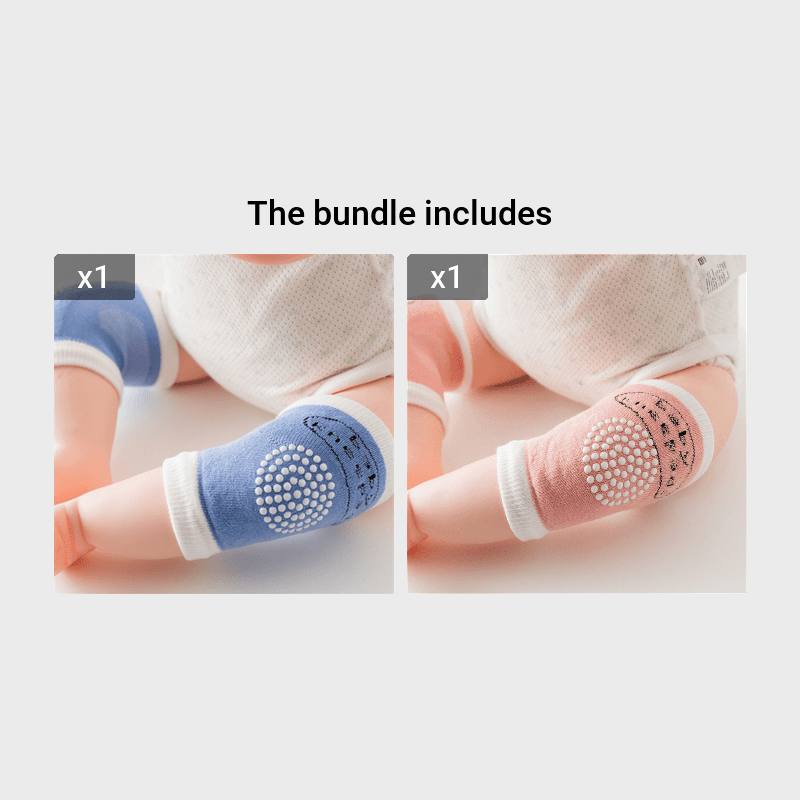 CrawlGuard™ – Zachte Antislip Kniebeschermers – Comfortabel Kruiphulpje voor Baby’s